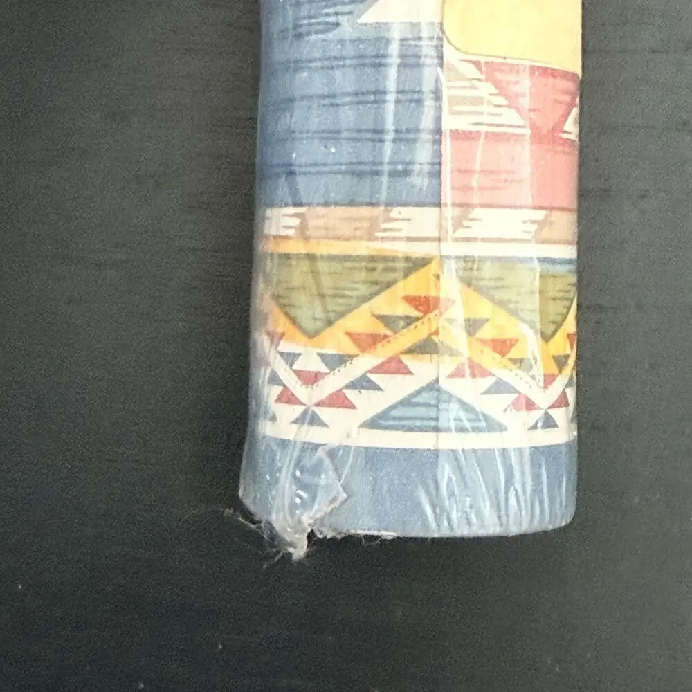 D.W. Laser Wal 86062 Wallpaper Border 6in x 5yd Lot 4 Southwest Aztec Vtg NOS